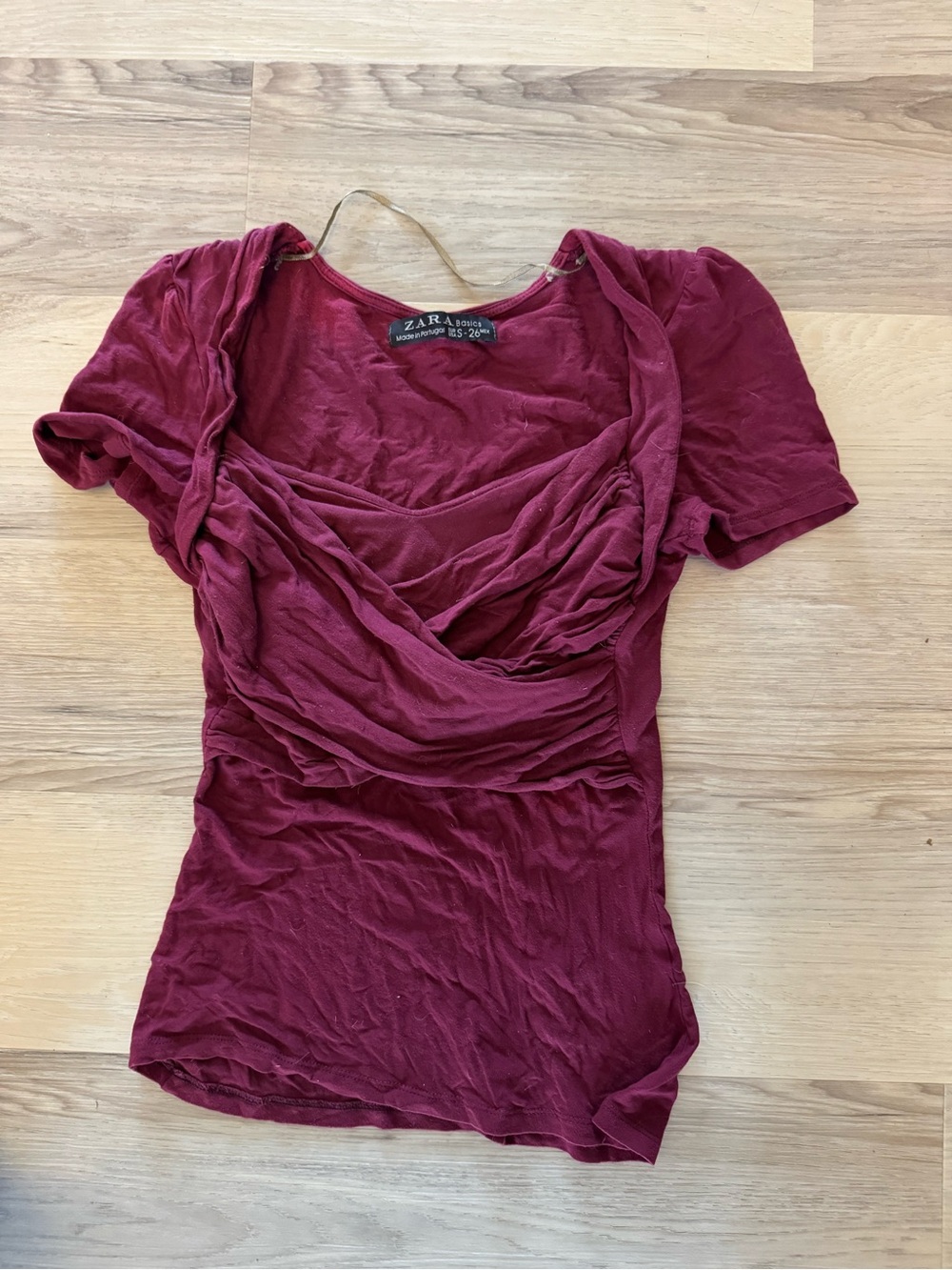 Zara Women's Short-Sleeve Top